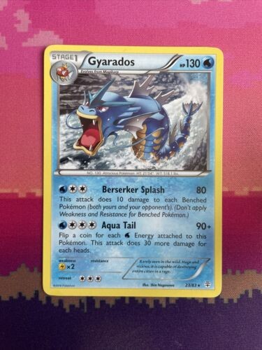 Pokemon Card Gyarados Generations Reverse Holo Rare 23/83 Near Mint