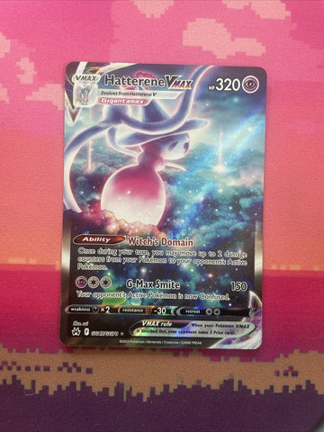 Pokemon Card Hatterene VMAX GG47/GG70 Crown Zenith Near Mint