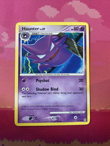 Pokemon Card Haunter Arceus Uncommon 42/99 Near Mint
