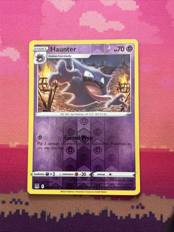 Pokemon Card Haunter Lost Origin Reverse Holo 065/196 Near Mint