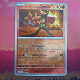 Pokemon Card Hearthflame Mask Ogerpon Destined Rivals Reverse Holo 044/182 NM