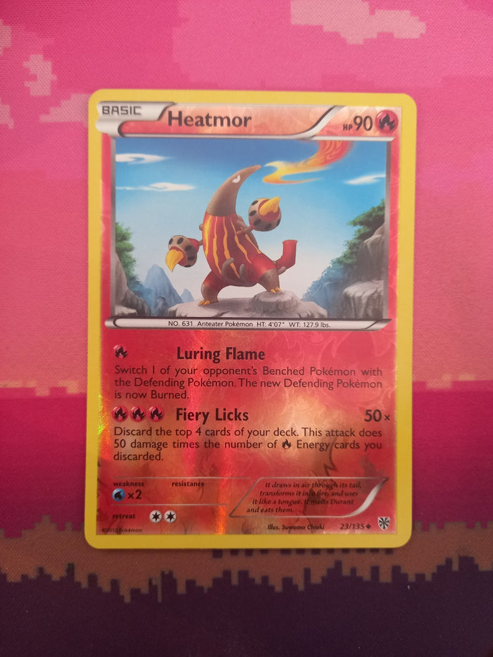 Pokemon Card Heatmor Plasma Storm Reverse Holo Uncommon 23/135 Near Mint
