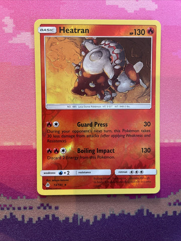 Pokemon Card Heatran Forbidden Light Reverse Holo Rare 13/131 Near Mint