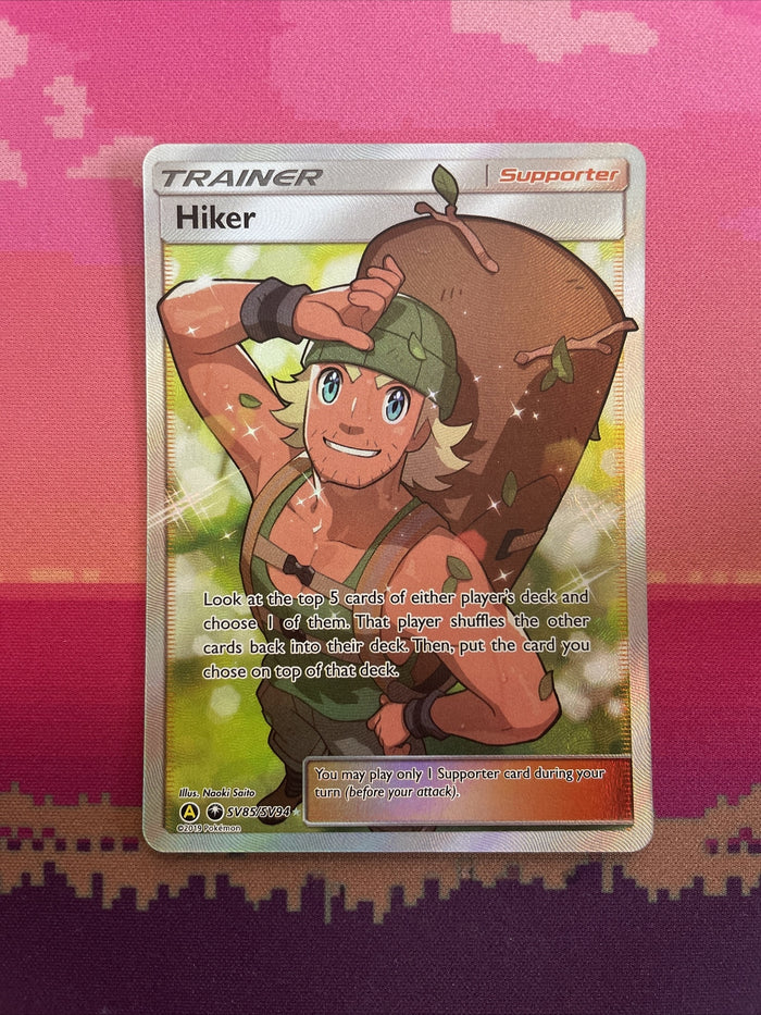 Pokemon Card Hiker SV85/SV94 Full Art Hidden Fates Near Mint