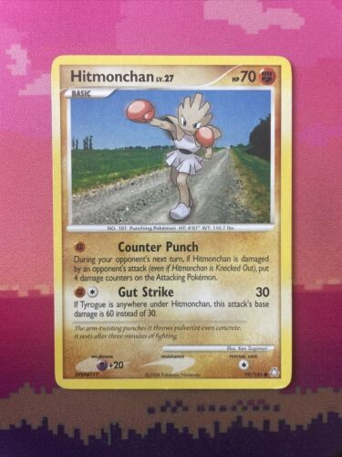Pokemon Card Hitmonchan Legends Awakened Common 99/146 Near Mint