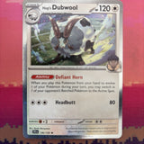 Pokemon Card Hop's Dubwool Journey Together Cosmo Holo Rare 136/159 Near Mint