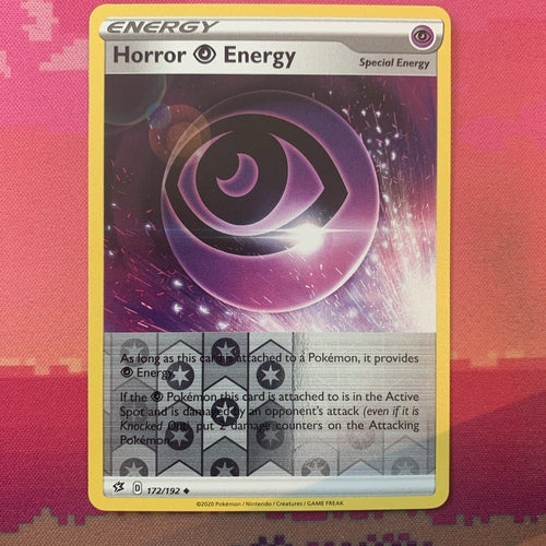Pokemon Card Horror Energy Rebel Clash Reverse Holo 172/192 Near Mint