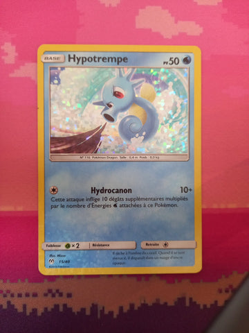 Pokemon Card Horsea FRENCH McDonald's 2019 Holo 15/40 Near Mint