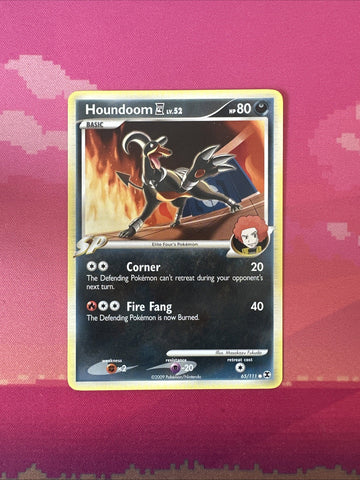 Pokemon Card Houndoom Rising Rivals Common 65/111 Near Mint
