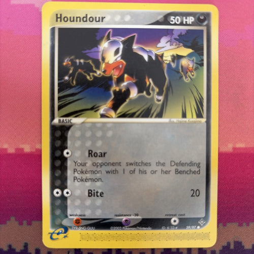 Pokemon Card Houndour Dragon Common 59/97 Near Mint