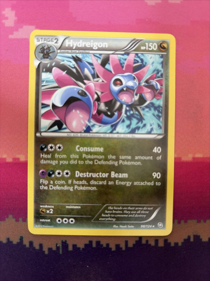 Pokemon Card Hydreigon Dragons Exalted Rare 98/124 Near Mint
