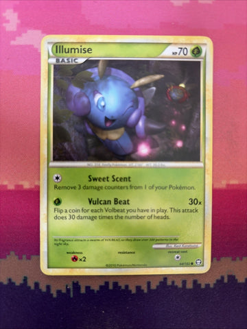 Pokemon Card Illumise Triumphant Common 64/102 Near Mint