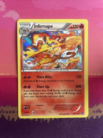 Pokemon Card Infernape Steam Siege Holo Rare 20/114 Near Mint