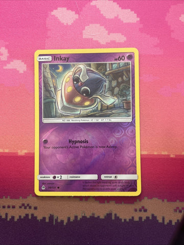 Pokemon Card Inkay Forbidden Light Reverse Holo 50/131 NM