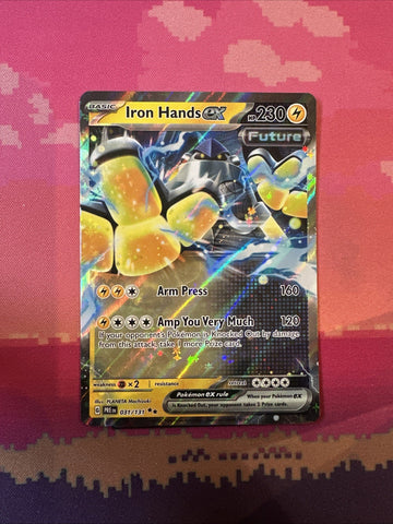 Pokemon Card Iron Hands ex 031/131 Double Rare Prismatic Evolutions Near Mint