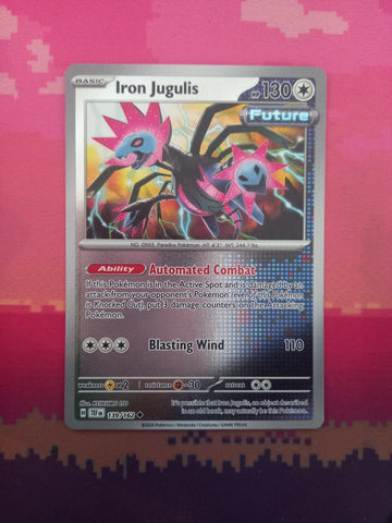 Pokemon Card Iron Jugulis Temporal Forces Reverse Holo Uncommon 139/162 NM