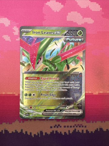 Pokemon Card Iron Leaves ex 128 Black Star Promo Near Mint