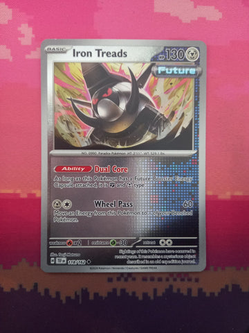 Pokemon Card Iron Treads Temporal Forces Reverse Holo Uncommon 118/162 Near Mint