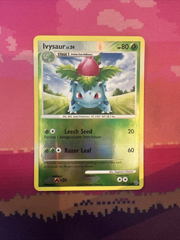 Pokemon Card Ivysaur Secrets Wonders Reverse Holo Uncommon 51/132 Light Play