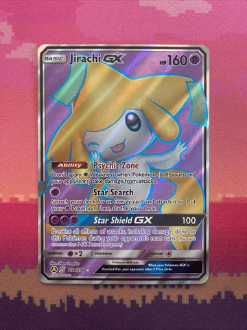 Pokemon Card Jirachi GX 79a/236 Full Art SM Unified Minds Near Mint