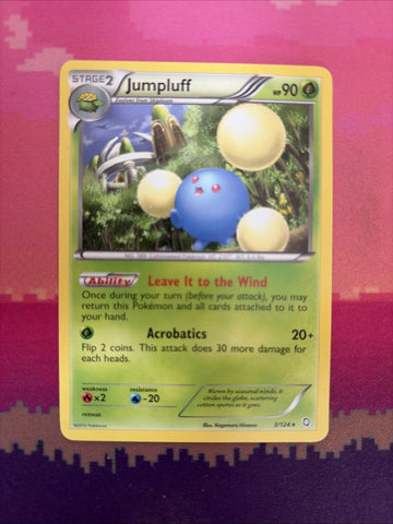Pokemon Card Jumpluff Dragons Exalted Rare 3/124 Near Mint