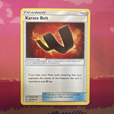 Pokemon Card Karate Belt Unified Minds Uncommon 201/236 Near Mint