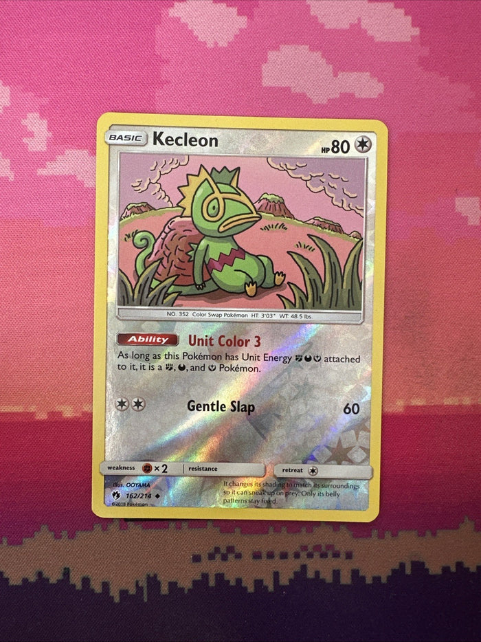 Pokemon Card Kecleon Lost Thunder Reverse Holo 162/214 Near Mint