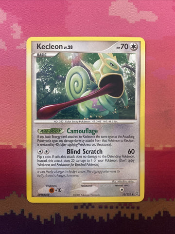 Pokemon Card Kecleon Secret Wonders Uncommon 52/132 NM