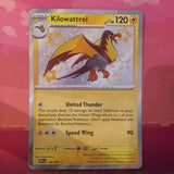 Pokemon Card Kilowattrel 146/091 Shiny Paldean Fates Near Mint