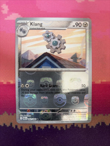 Pokemon Card Klang Black Bolt Masterball 062/086 Near Mint