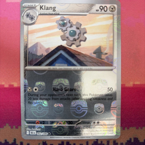 Pokemon Card Klang Black Bolt Masterball 062/086 Near Mint