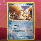 Pokemon Card Krabby EX Firered LeafGreen Common 66/112 Near Mint
