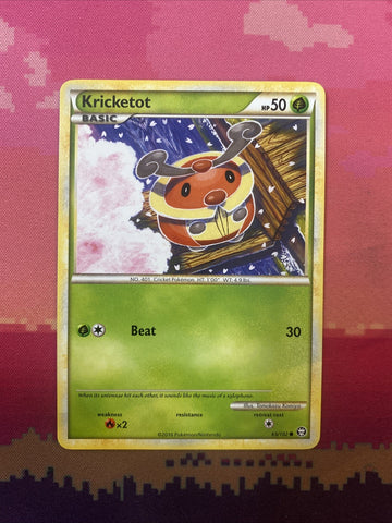 Pokemon Card Kricketot Triumphant Common 65/102 Near Mint