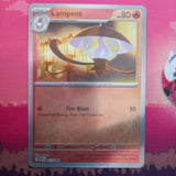 Pokemon Card Lampent White Flare Reverse Holo FADED 017/086 Near Mint