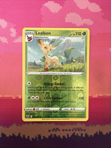Pokemon Card Leafeon Astral Radiance Reverse Holo Rare 013/189 Near Mint