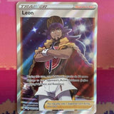 Pokemon Card Leon 182/185 Ultra Rare Full Art Vivid Voltage Near Mint