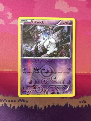Pokemon Card Litwick Phantom Forces Reverse Holo 41/119 Near Mint