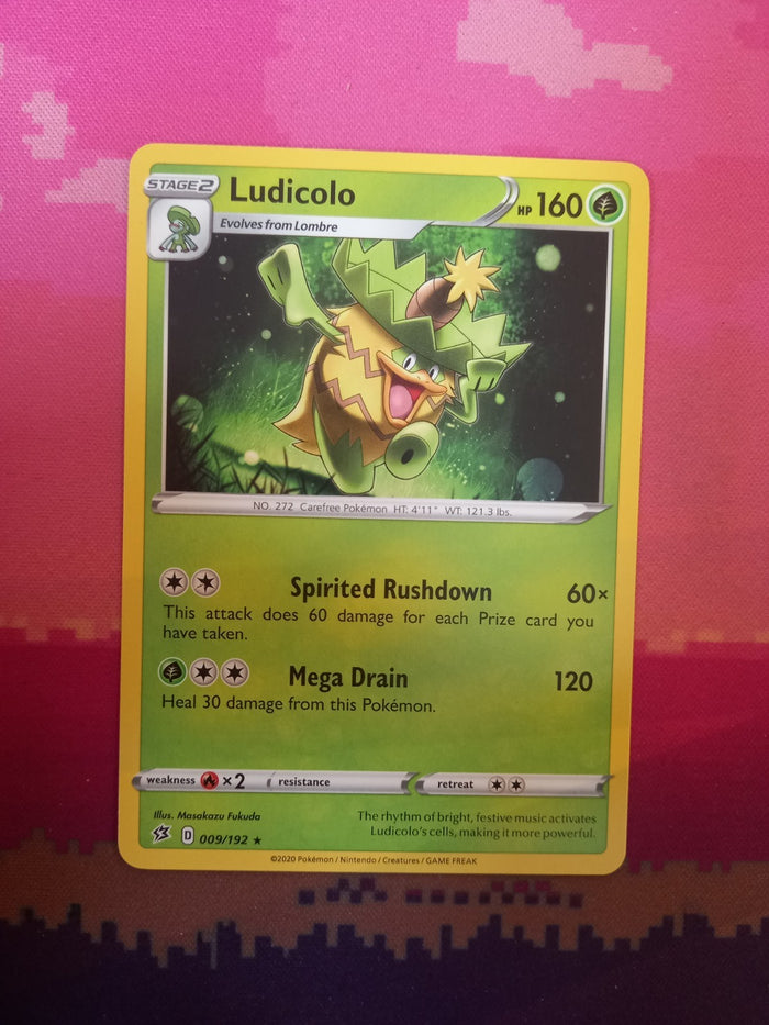 Pokemon Card Ludicolo Rebel Clash 009/162 Near Mint