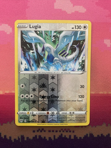 Pokemon Card Lugia Darkness Ablaze Reverse Holo Rare 140/189 Near Mint