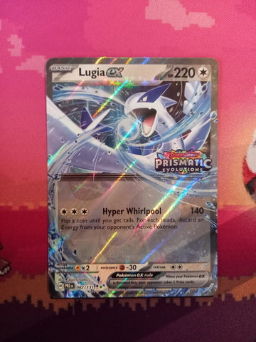 Pokemon Card Lugia ex Prismatic Evolutions STAMPED 082/131 Near Mint