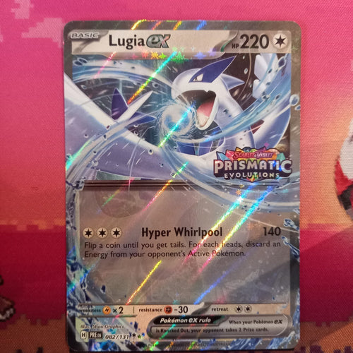 Pokemon Card Lugia ex Prismatic Evolutions STAMPED 082/131 Near Mint