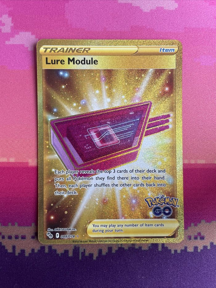 Pokemon Card Lure Module 088/078 Secret Rare Pokemon Go Near Mint