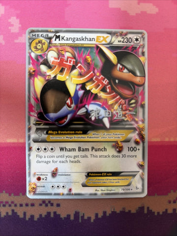 Pokemon Card M Kangaskhan EX World Championship 2014 79/106 Near Mint