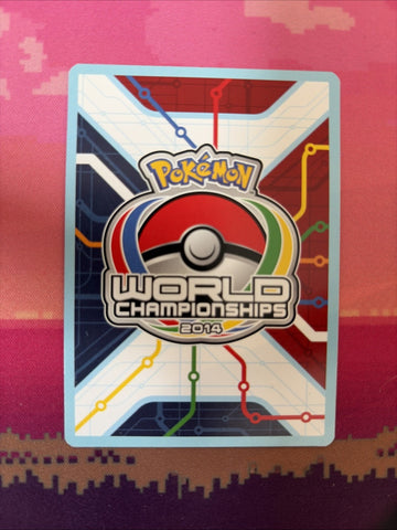 Pokemon Card M Kangaskhan EX World Championship 2014 79/106 Near Mint (back)