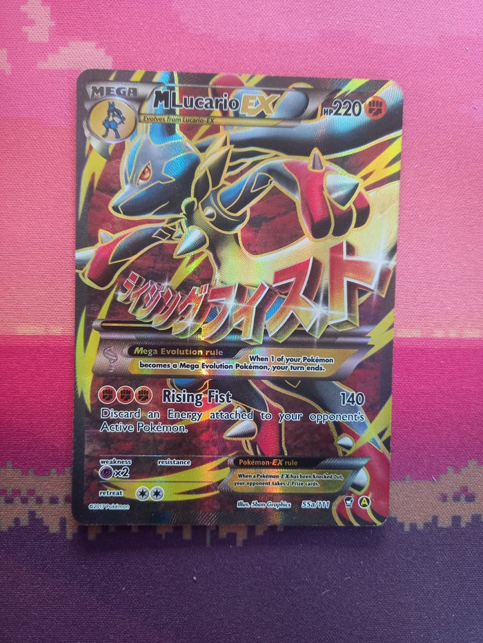 Pokemon Card M Lucario EX 55a/111 Ultra Rare Furious Fists Alternate Near Mint