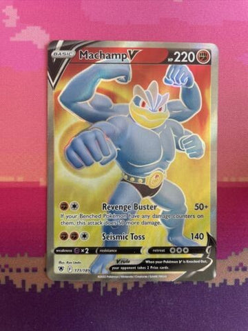 Pokemon Card Machamp V 171/189 Ultra Rare Full Art Astral Radiance Near Mint