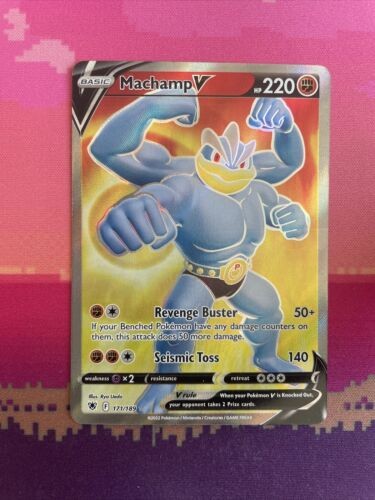 Pokemon Card Machamp V 171/189 Ultra Rare Full Art Astral Radiance Near Mint