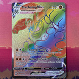 Pokemon Card Machamp VMAX 194/189 Rainbow Rare Near Mint