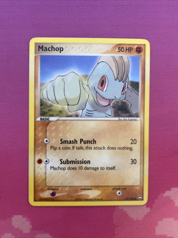 Pokemon Card Machop EX Power Keepers Common 53/108 Near Mint