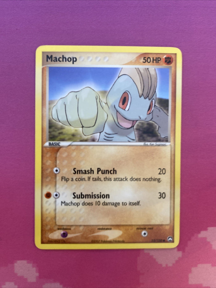 Pokemon Card Machop EX Power Keepers Common 53/108 Near Mint